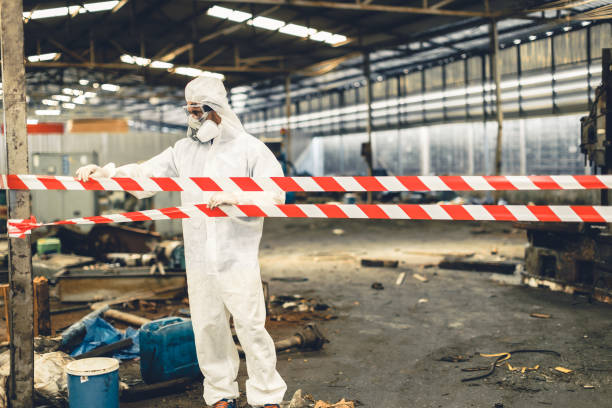 Professional Odor Removal technician working in Elba, NE